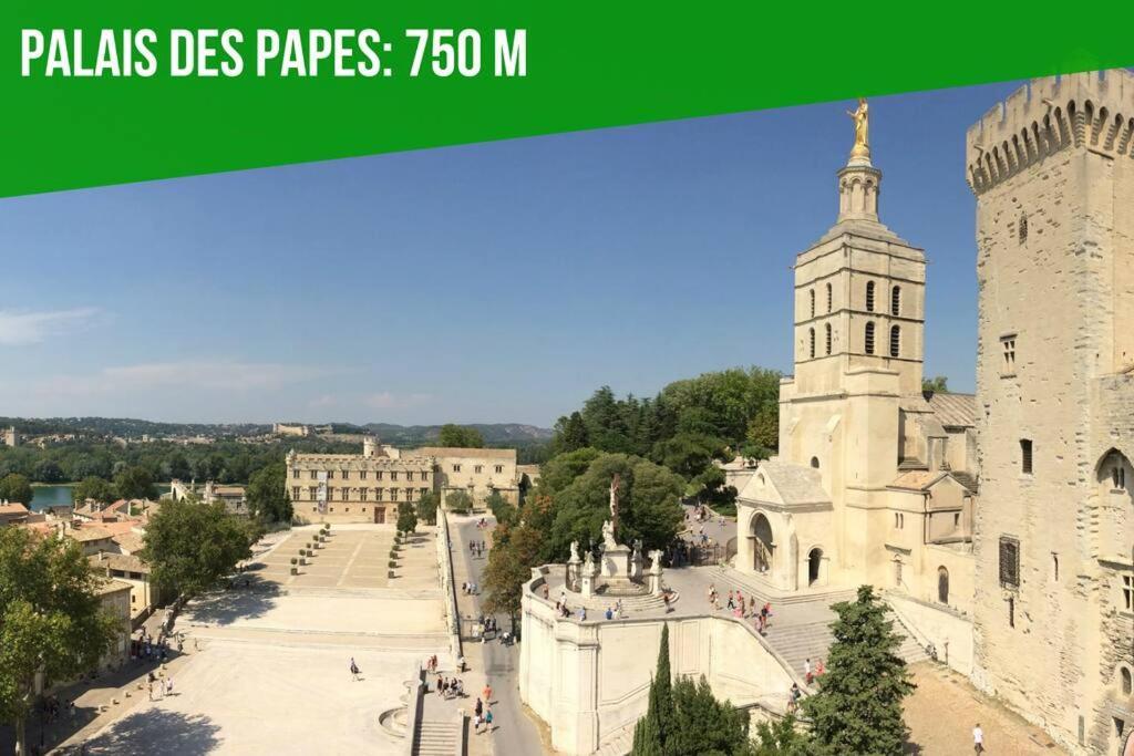 Le Loft Des Papes - 2 Terrasses - Vue Panoramique Sur La Ville - Ac Clim Avignon Eksteriør bilde
